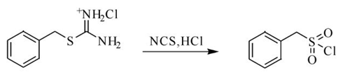 磺酰氯化反应得到苄磺酰氯