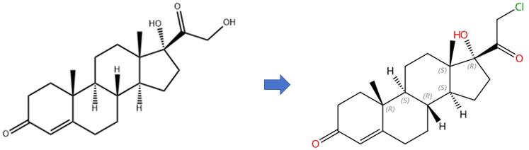 脱氧可的松的氯化反应