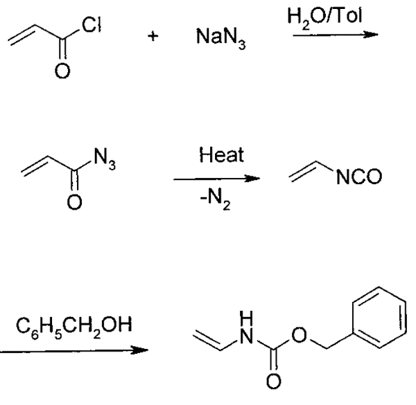 84713-20-2 Benzyl vinylcarbamateAcryloyl AzideBenzyl-N-vinyl carbamatesynthesize 