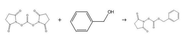 苯甲氧羰酰琥珀酰亚胺的合成路线