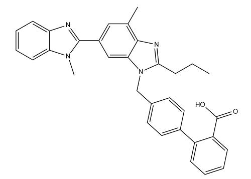 Fig1.Constitutional formula of telmisartan