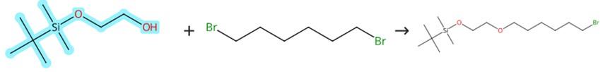 叔丁基二甲基羟乙氧基硅烷的醚化反应