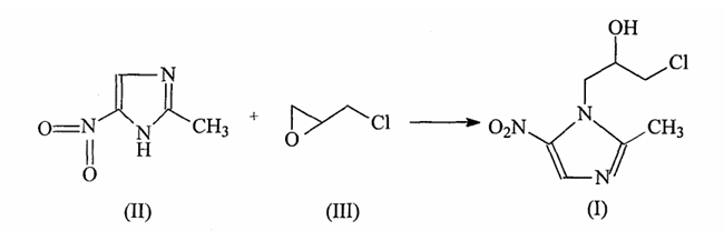 奥硝唑的合成路线