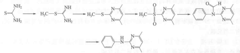 嘧霉胺的合成方法2