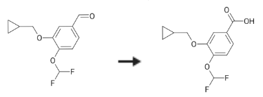 3-Cyclopropylmethoxy-4-difluoromethoxy-benzoic acid synthesis