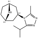 (1R,3s,5S)-3-(3-Isopropyl-5-methyl-4H-1,2,4-triazol-4-yl)-8-azabicyclo[3.2.1]octane pictures