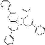 1-O-Acetyl-2,3,5-tri-o-benzoyl-d-ribofuranose pictures