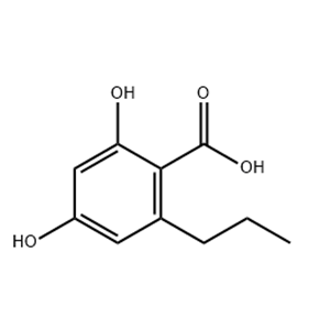 2,4-Dihydroxy-6-propylbenzoic acid