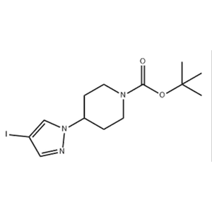 1-Piperidinecarboxylic acid, 4-(4-iodo-1H-pyrazol-1-yl)-, 1,1-dimethylethyl ester