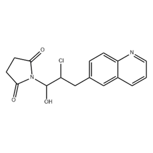 1-[2-Chloro-1-hydroxy-3-(6-quinolinyl)propyl]-2,5-pyrrolidinedione