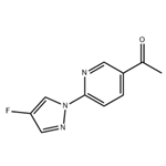 1-[6-(4-fluoro-1H-pyrazol-1-yl)-3-pyridinyl]Ethanone pictures