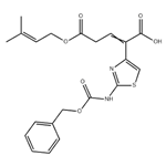 2-[2-[[(Phenylmethoxy)carbonyl]amino]-4-thiazolyl]-2-pentenedioic acid 5-(3-methyl-2-butenyl) ester pictures