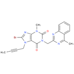 1-[(4-methylquinazolin-2-yl)methyl]-3-methyl-7-(2-butyn-1-yl)-8-bromoxanthine pictures