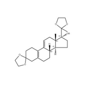 3,20-Bis(ethylenedioxy)-19-norpregna-5(10)9(11)dien-17-ol