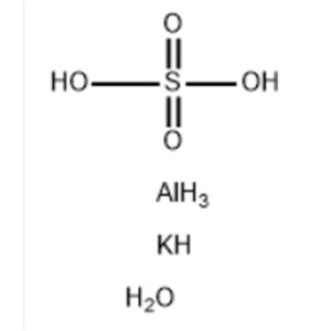 Aluminium potassium sulfate dodecahydrate