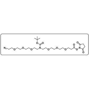 N-(Azido-PEG3)-N-Boc-PEG3-NHS ester