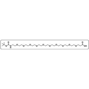 t-Boc-N-amido-PEG10-acid