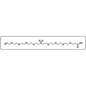 Propargyl-PEG4-Sulfone-PEG4-acid