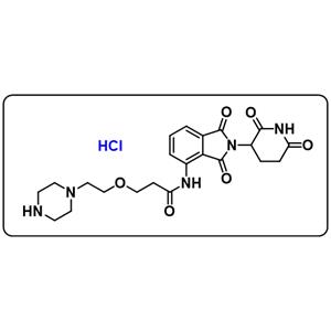 Pomalidomide-PEG1-piperazine hydrochloride