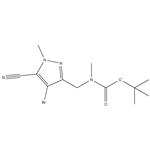 tert-butyl((4-bromo-5-cyano-1-methyl-1H-pyrazol-3-yl)methyl)(methyl)carbamate pictures