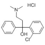 	2-CHLORO-ALPHA-[2-DIMETHYLAMINOETHYL]BENZHYDROL HYDROCHLORIDE pictures