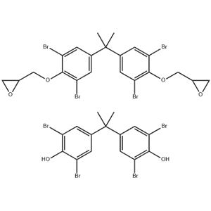 2,2'-[(1-Methylethylidene)bis[(dibromo-4,1-phenylene)oxymethylene]]bis[oxirane]-4,4'-(1-methylethylidene)bis[2,6-dibromophenol] copolymer