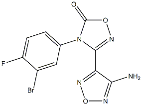 3-(4-氨基-1,2,5-噁二唑-3-基)-4-(3-溴-4-氟苯基)-1,2,4-二唑-5(4H)-酮