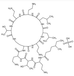 硫酸粘菌素；硫酸粘杆菌素；硫酸多粘菌素E