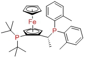 (S)-1-[(RP)-2-(二叔丁基膦)二茂铁基]乙基双(2-甲基苯基)膦