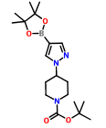 4-[4-(4,4,5,5-四甲基-1,3,2-二氧杂环戊硼烷-2-基)-1H-吡唑-1-基]哌啶-1-甲酸叔丁酯