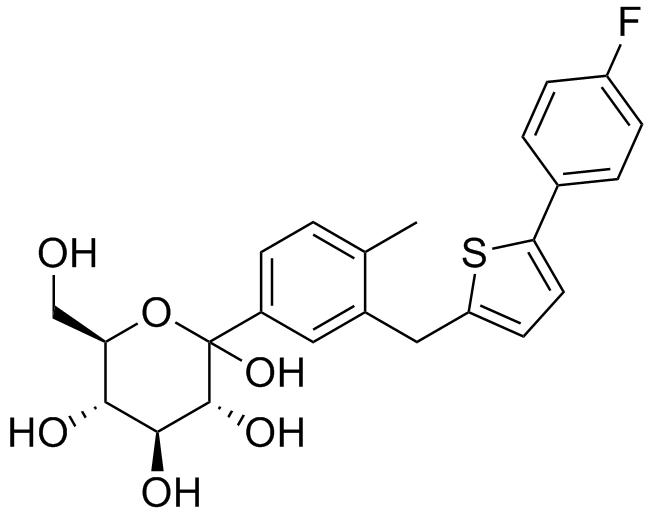 (3R,4S,5S,6R)-2-(3-((5-(4-fluorophenyl)thiophen-2-yl)methyl)-4-methylphenyl)-6-(hydroxymethyl)tetrahydro-2H-pyran-2,3,4,5-tetraol