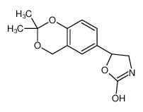 (5R)-5-(2,2-二甲基-4H-1,3-苯并二氧杂环己-6-基)-1,3-恶唑烷-2-酮