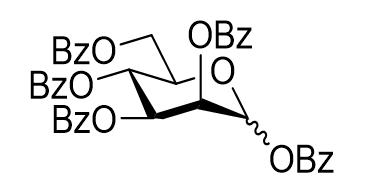 1,2,3,4,6-五-O-苯甲酰基-D-吡喃甘露糖，1,2,3,4,6-Penta-O-benzoyl-D-mannopyranose