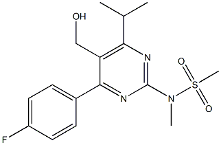 4-(4-氟苯基)-6-异丙基-2-[(N-甲基-N-甲磺酰)氨基]嘧啶-5-甲醇