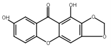 1,7-二羟基-2,3-亚甲二氧基口山酮