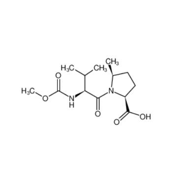 (5S)-N-(甲氧羰基)-L-缬氨酰-5-甲基-L-脯氨酸