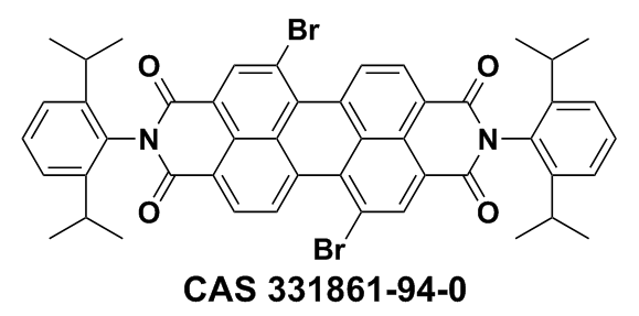 1,7-dibromo-N,N'-bis(2,6-diisopropylphenyl)perylene-3,4:9,10-tetracarboxylic acid diimide