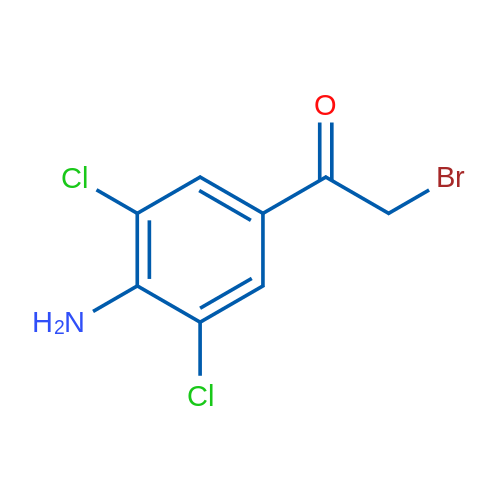 4-氨基-3,5-二氯-Α-溴代苯乙酮