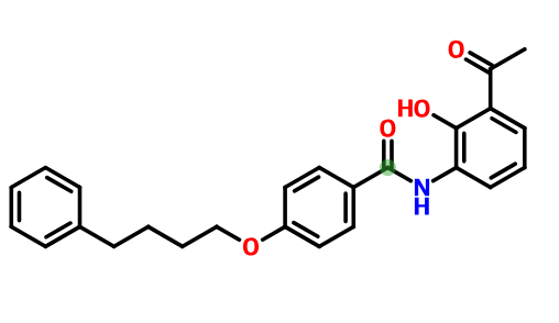 3-[4-(4-苯基丁氧基)苯甲酰基氨基]-2-羟基苯乙酮