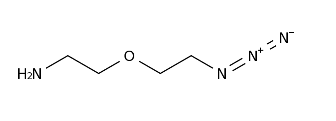 Azido-PEG1-amine，N3-PEG1-NH2，氨基-聚乙二醇-叠氮