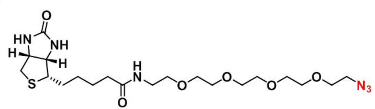 Biotin-PEG4-azide，Biotin-PEG4-N3，生物素-PEG4-叠氮化物