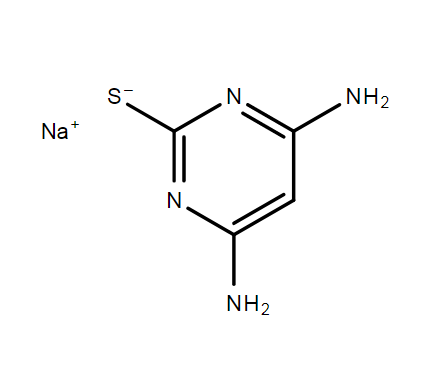 sodium salt of 4,6-diamino-2-mercapto pyrimidine