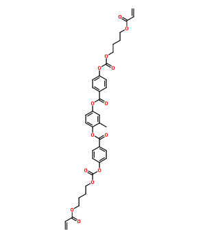 (4-(((4-(丙烯酰氧基)丁氧基)羰基)氧基)苯甲酸 2-甲基-1,4-二苯酚酯