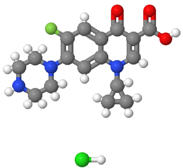 86483-48-9；环丙沙星盐酸盐