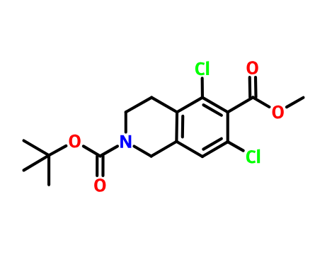 2-N-BOC-5,7-二氯-3,4-二氢-异喹啉-6-甲酸甲酯