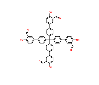 4'，4'''，4''''，4''''''-甲烷四烷基三胺（4-羟基-[1,1'-联苯]-3-甲醛）