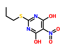 5-硝基-2-(丙基硫代)嘧啶-4,6-二醇