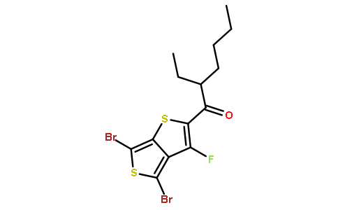 4,6-二溴-3-氟-2-(1-(2-乙基己酮))-噻吩并[3,4-B]噻吩