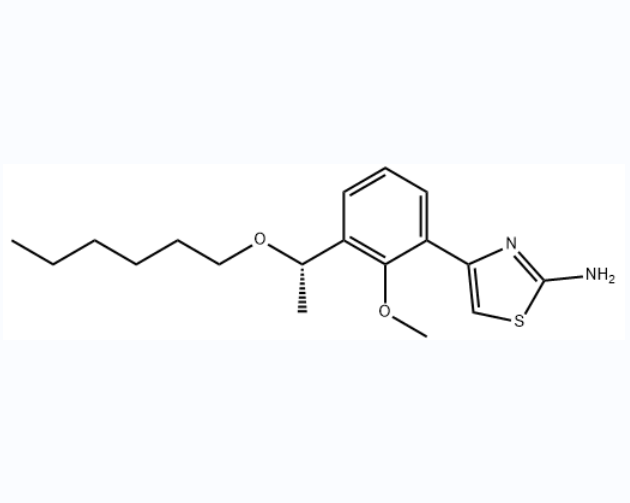 (S)-4-(3-(1-(正己氧基)乙基)-2-甲氧基苯基)噻唑-2-胺