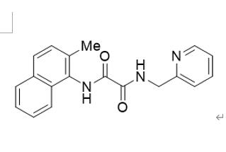 N1-(2-吡啶甲基)-N2-(2-甲基-1-萘基)草酰胺